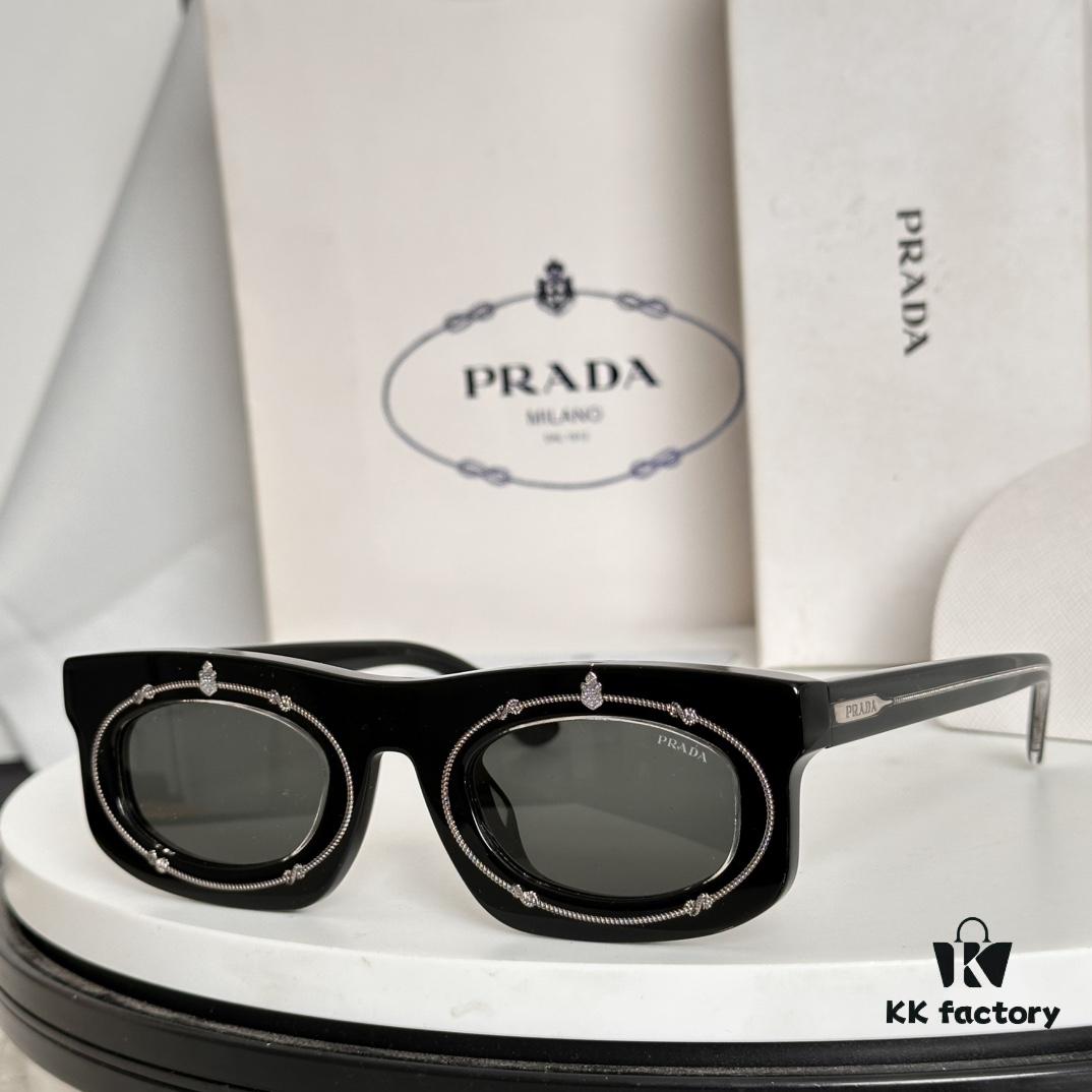 PRADA Official Website Synchronized PRB02S Sunglasses, Each Temple with Unique Serial Number, SIZE: 47-26-140