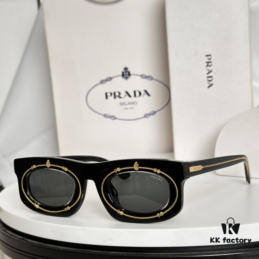 PRADA Official Website Synchronized PRB02S Sunglasses, Each Temple with Unique Serial Number, SIZE: 47-26-140