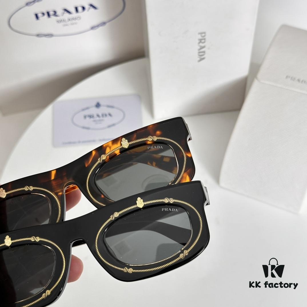PRADA Official Website Synchronized PRB02S Sunglasses, Each Temple with Unique Serial Number, SIZE: 47-26-140