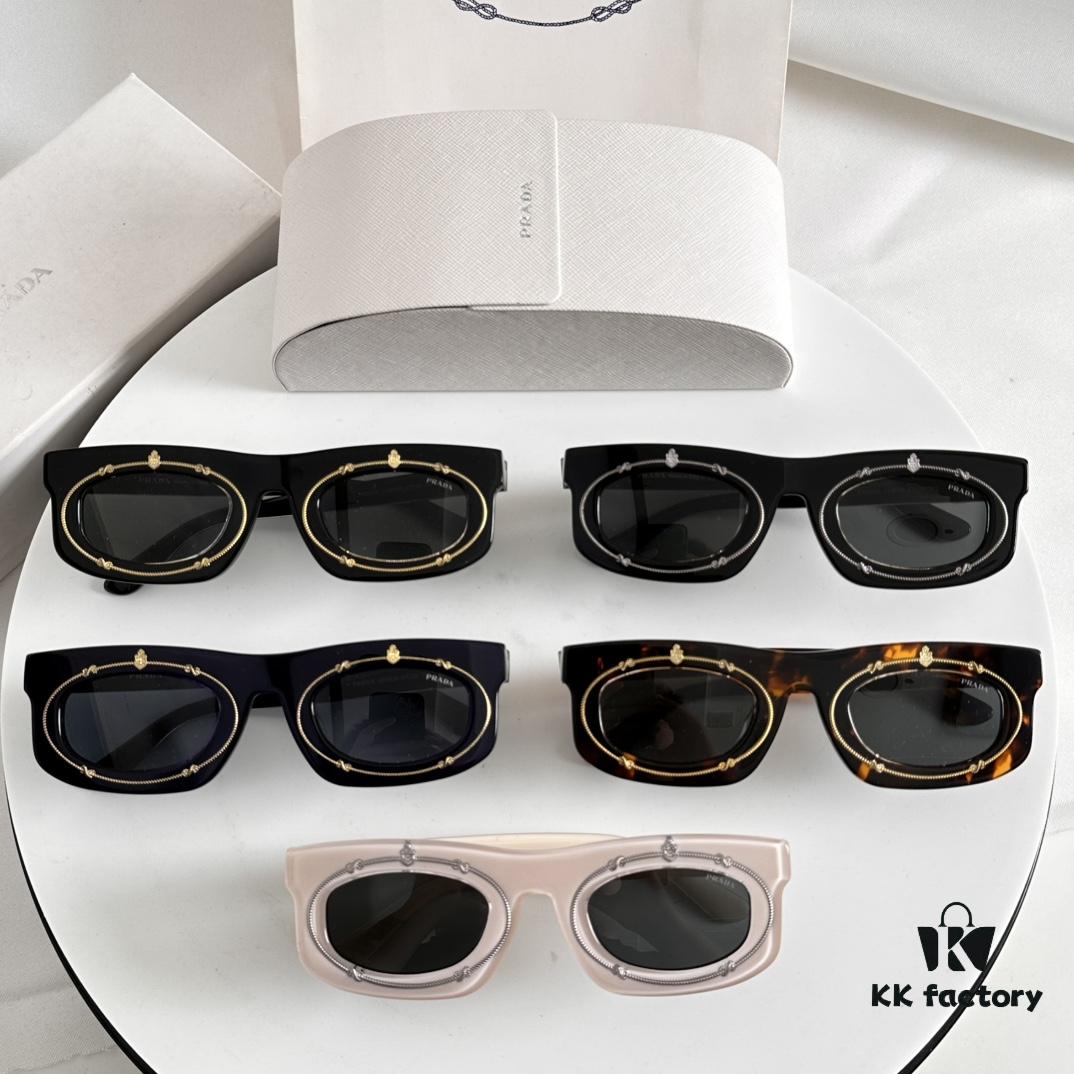 PRADA Official Website Synchronized PRB02S Sunglasses, Each Temple with Unique Serial Number, SIZE: 47-26-140