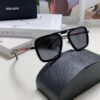 Prada 2025 New Arrival Sunglasses, Fashionable Metal Oversized Unisex Sun Glasses for Men and Women