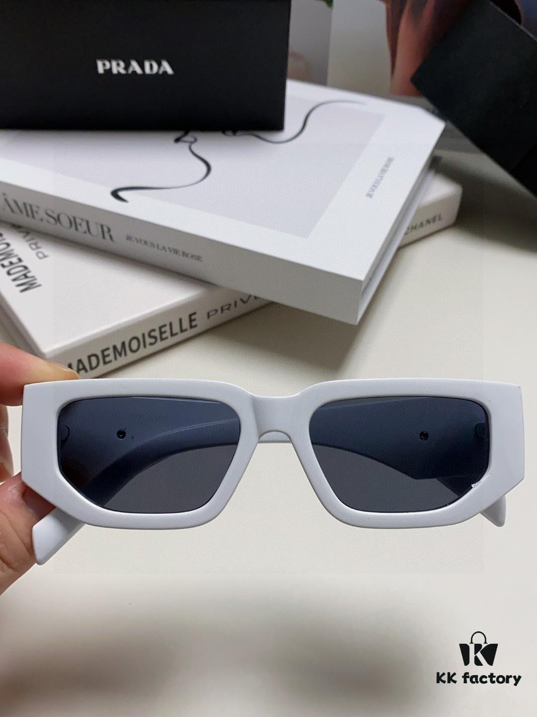 Prada New Model Sunglasses Classic Triangle Logo Fashion Unisex Eyewear