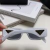Prada New Model Sunglasses Classic Triangle Logo Fashion Unisex Eyewear