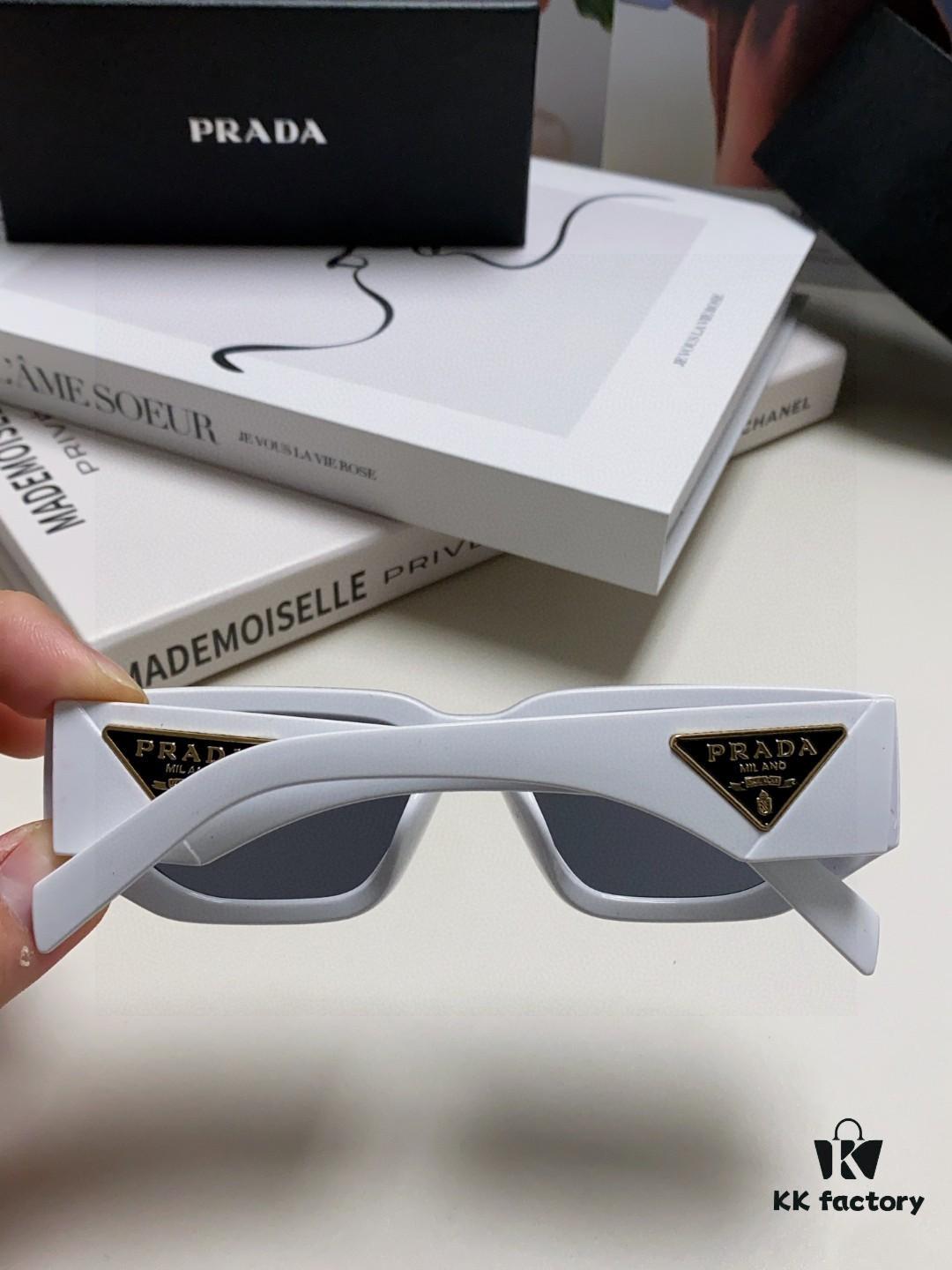 Prada New Model Sunglasses Classic Triangle Logo Fashion Unisex Eyewear