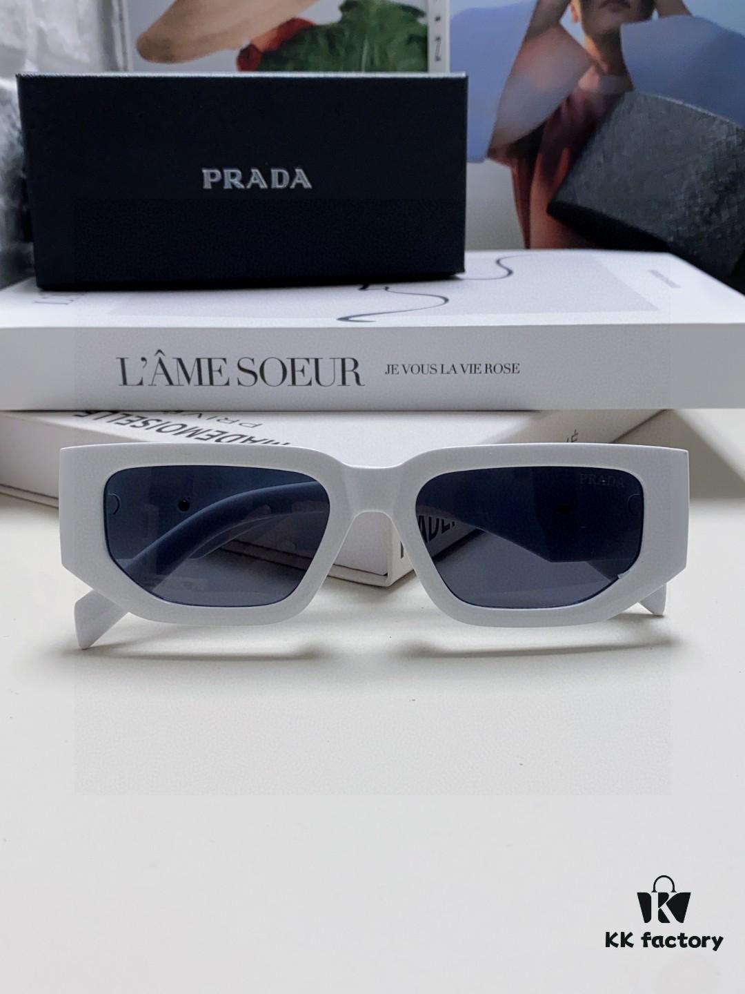 Prada New Model Sunglasses Classic Triangle Logo Fashion Unisex Eyewear