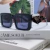 Prada 2025 Fashionable Metal Polygonal Oversized Sunglasses Unisex, Checkered Lens Stylish Sun Glasses for Men and Women