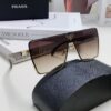Prada 2025 New Large-Frame Unisex Sunglasses, Fashionable and Trendy Casual Shades, Travel and Driving Sun Glasses