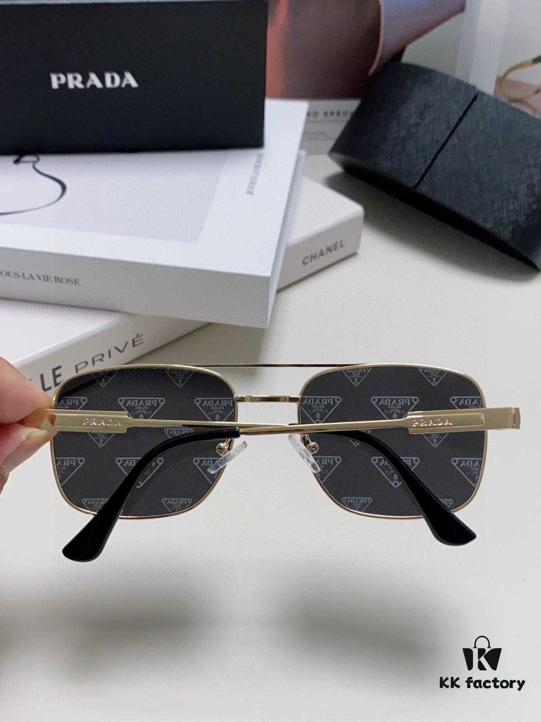 Prada 2025 Fashion New Arrival Stylish High-End Square Sunglasses Unisex UV Protection Full-Rim Sun Glasses