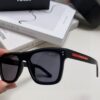 Prada 2025 Men's Premium Square Frame Lightweight Sports Sunglasses, Minimalist European Style