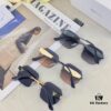 Prada New Arrival Fashionable Frameless Cut-out Sunglasses, Versatile Trendy Street Snap Shades