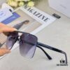 Prada European and American High-End Men's Sunglasses Dual-Bridge Metal UV Protection Driving Sunglasses New Arrival