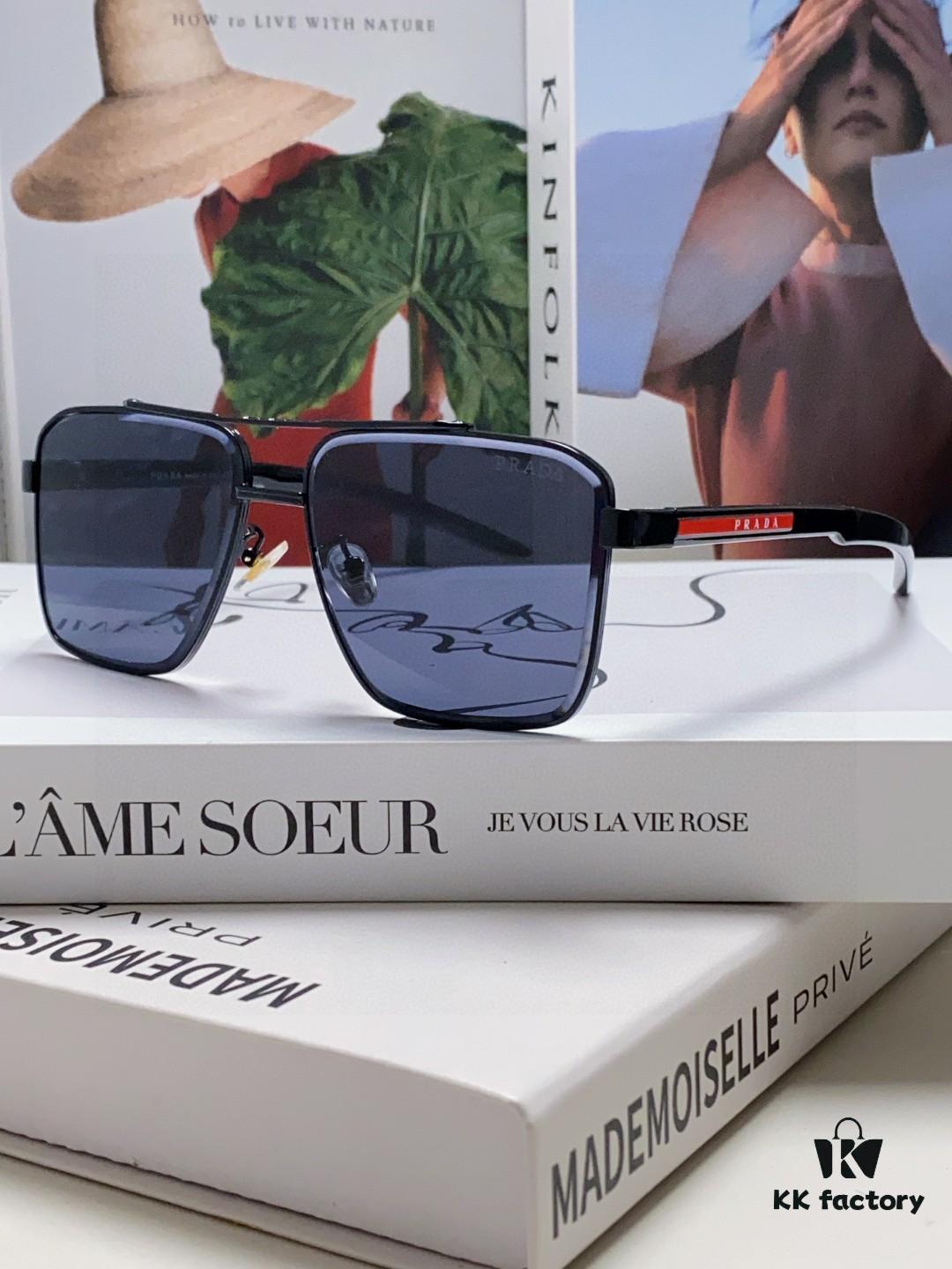 Prada 2025 New Arrival Sports Sunglasses, Trendy UV-Protective Unisex Eyewear, Elegant Driver's Sunglasses