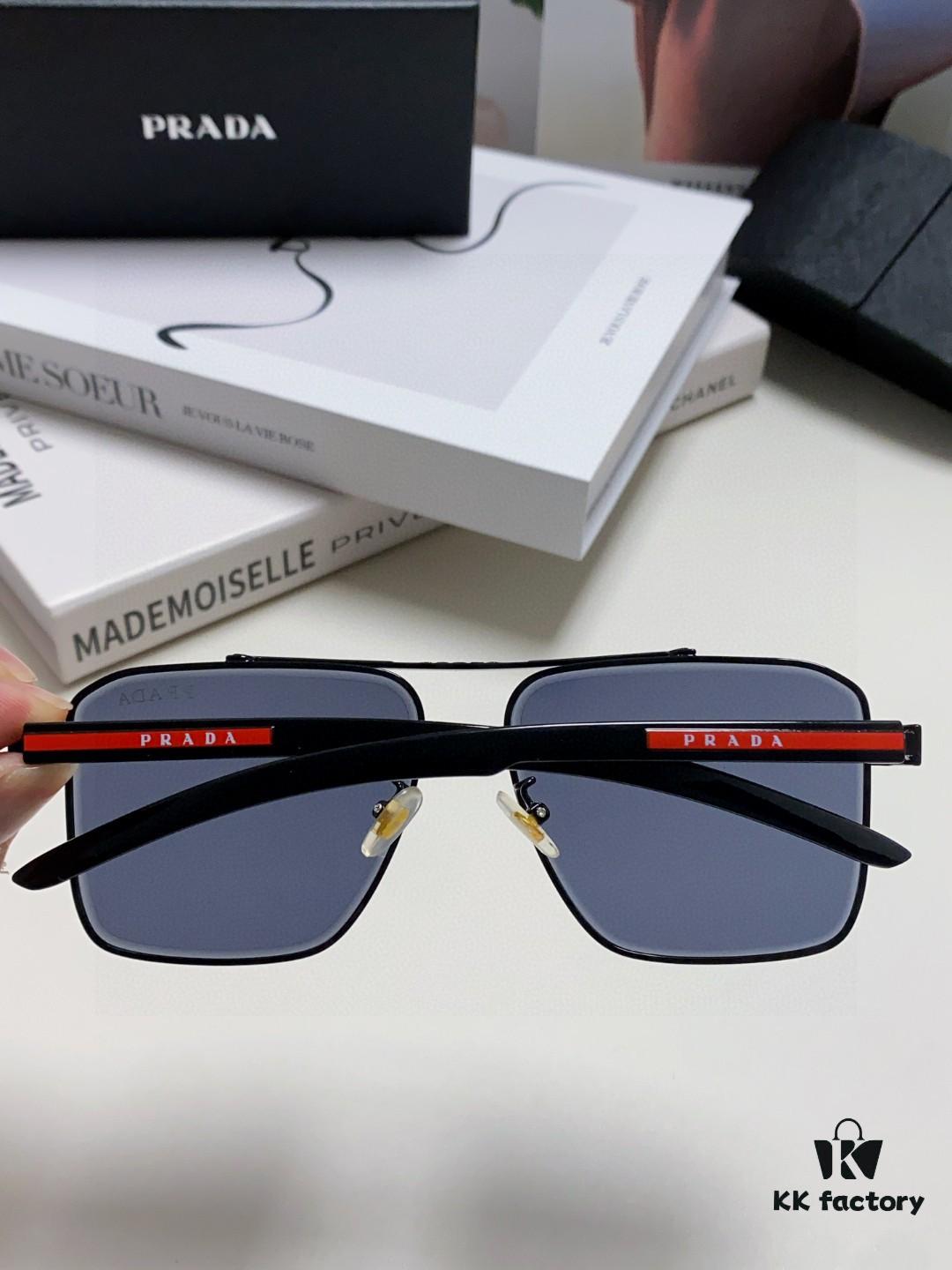 Prada 2025 New Arrival Sports Sunglasses, Trendy UV-Protective Unisex Eyewear, Elegant Driver's Sunglasses