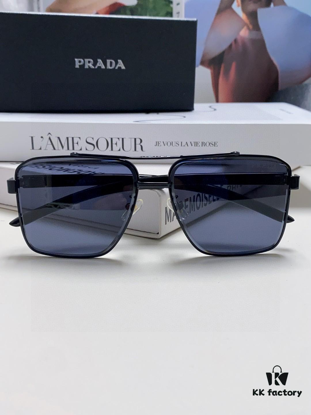 Prada 2025 New Arrival Sports Sunglasses, Trendy UV-Protective Unisex Eyewear, Elegant Driver's Sunglasses