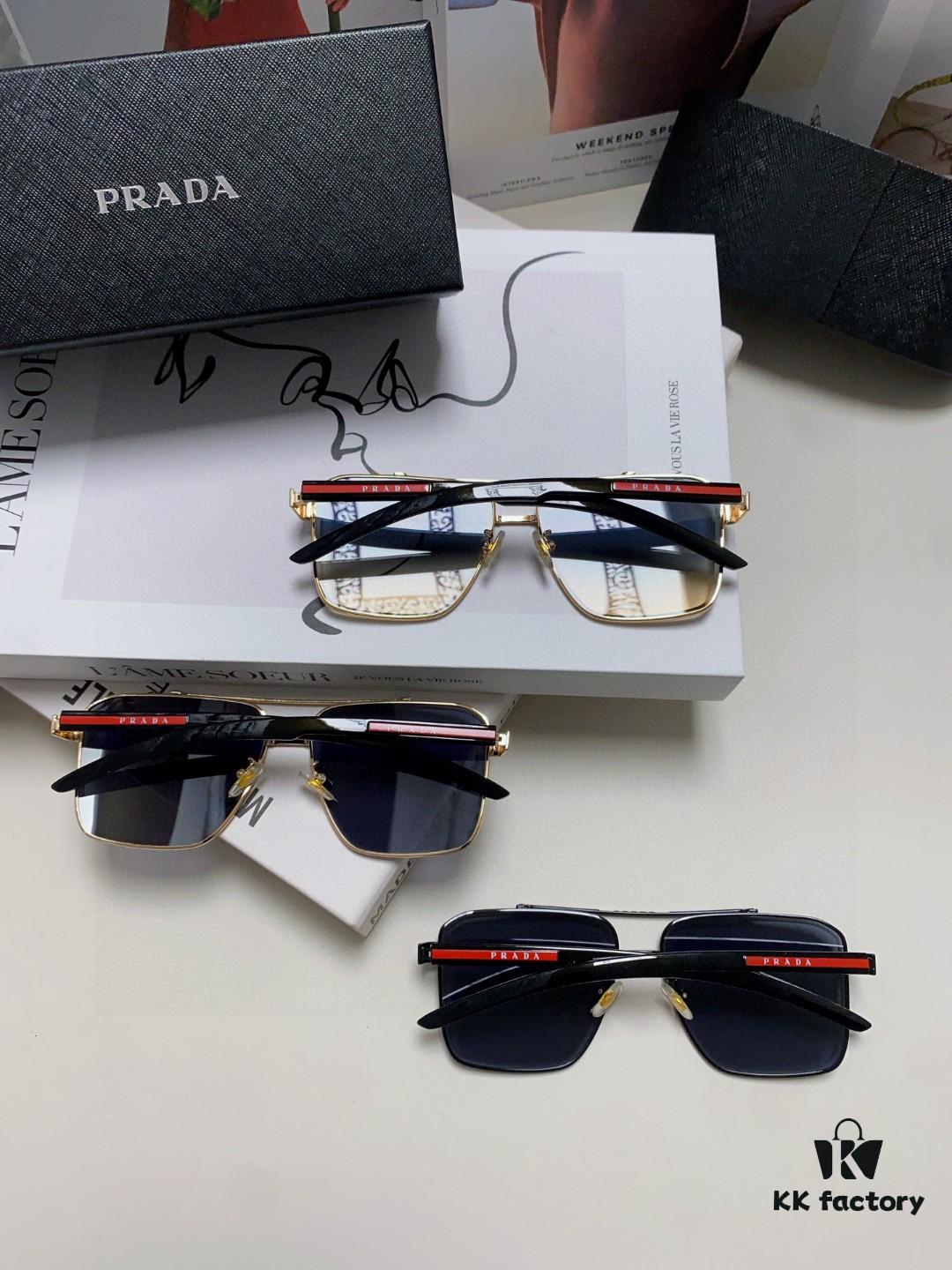 Prada 2025 New Arrival Sports Sunglasses, Trendy UV-Protective Unisex Eyewear, Elegant Driver Glasses for Men and Women