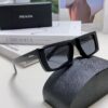PRADA 25 Summer New 3D Square Frame Sunglasses Unisex Runway Style Hiking Square SPR24Y Sunglass Lens Shades