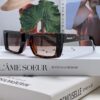 PRADA 2025 Summer New 3D Square Frame Sunglasses Unisex, Runway Style Hiking Square SPR24Y Sunglasses, Same as Lu Keran's