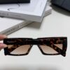 PRADA 2025 Summer New 3D Square Frame Sunglasses Unisex, Runway Style Hiking Square SPR24Y Sunglasses, Same as Lu Keran's