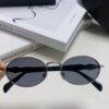 Prada Small Round Frame ✔️ Fashionable Metal Oversized Sunglasses