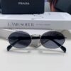 Prada Small Round Frame ✔️ Fashionable Metal Oversized Sunglasses