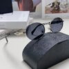 Prada Small Round Frame ✔️ Fashionable Metal Oversized Sunglasses