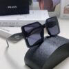 Prada 2025 New Arrival Fashion Minimalist Gradient Sunglasses for Round Face, Square Korean Style UV Protection Retro Ins Sunglasses