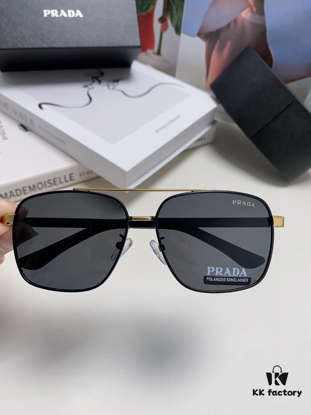 PRADA 2025 New Arrival High-Definition Polarized Sunglasses for Men, Driving-Specific UV Protection Sun Glasses
