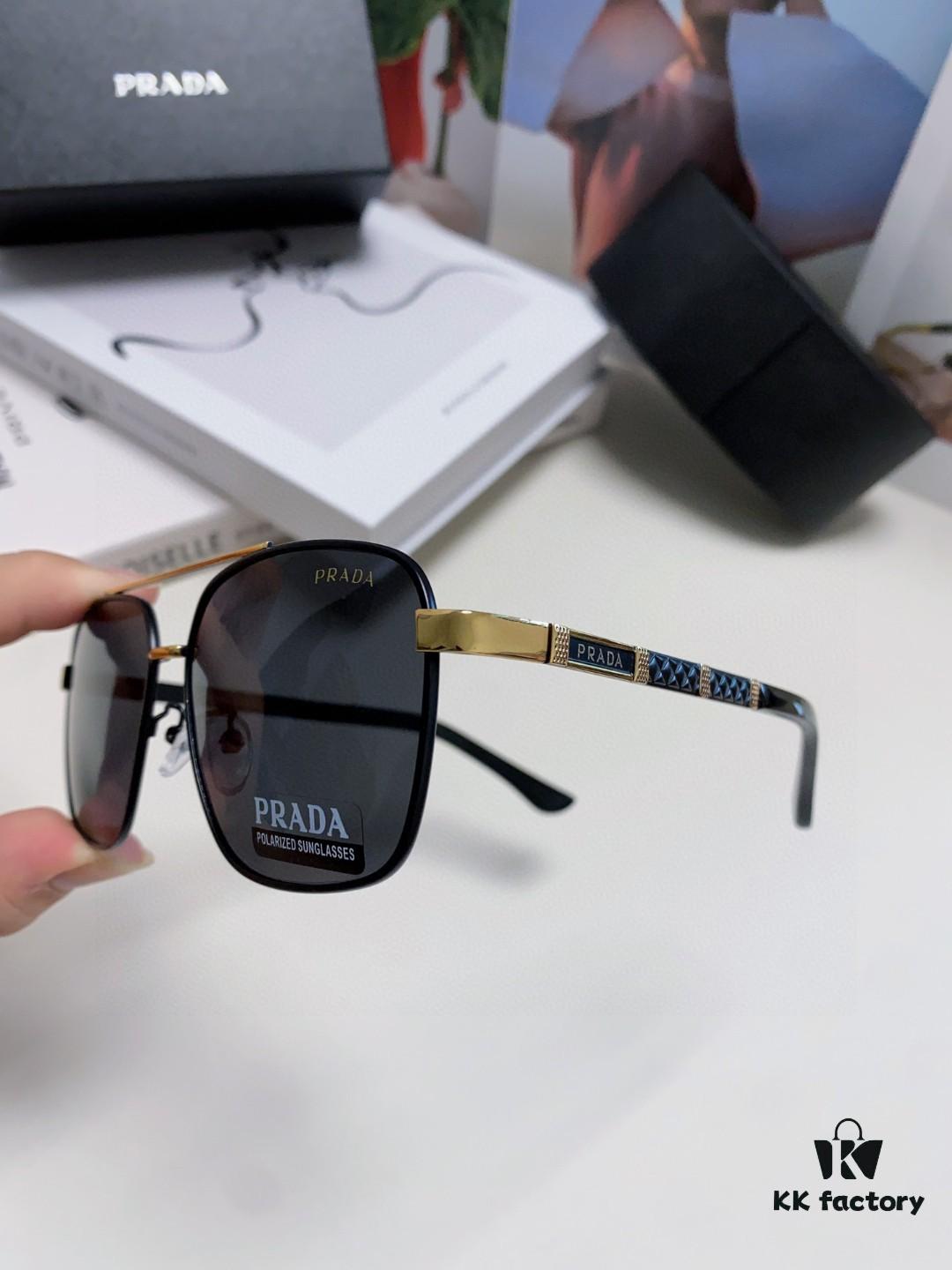 PRADA 2025 New Arrival High-Definition Polarized Sunglasses for Men, Driving-Specific UV Protection Sun Glasses