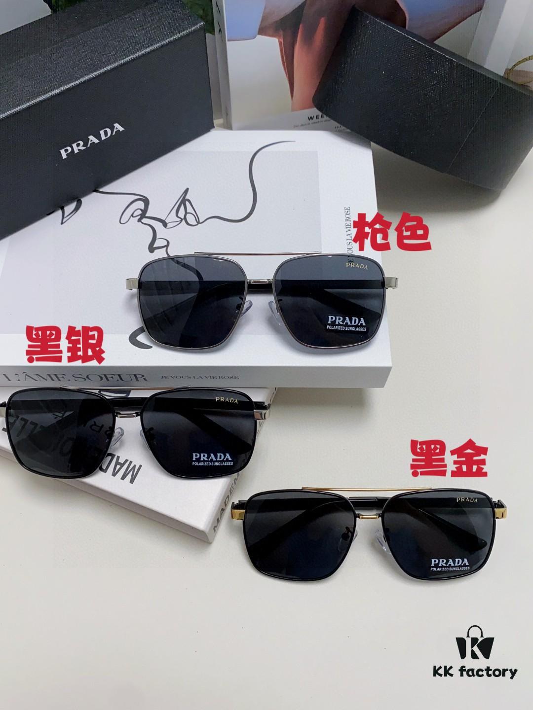 PRADA 2025 New Arrival High-Definition Polarized Sunglasses for Men, Driving-Specific UV Protection Sun Glasses