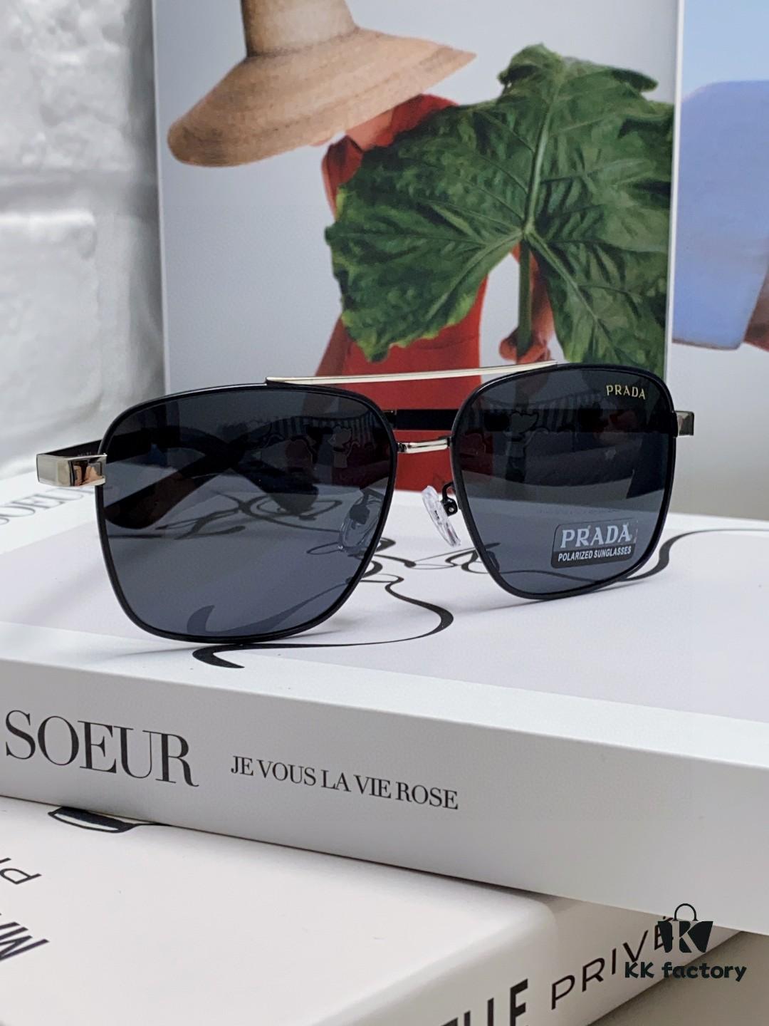 PRADA 2025 New Arrival High-Definition Polarized Sunglasses for Men, Driving-Specific UV-Protection Sun Glasses