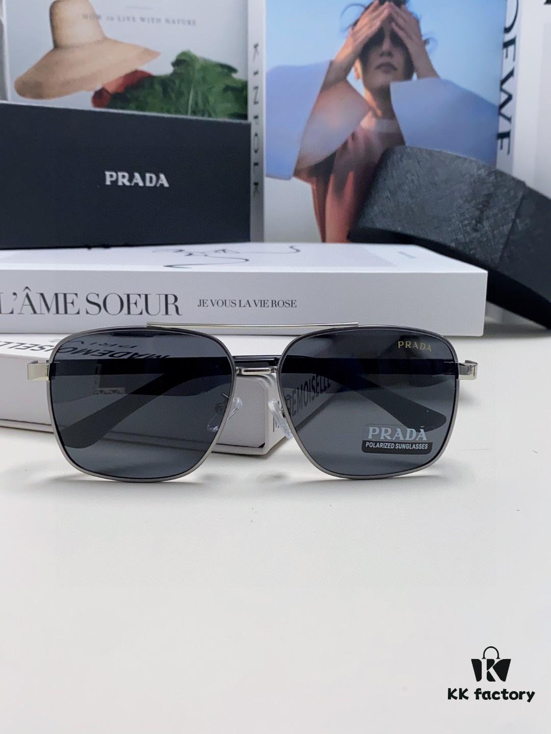 PRADA 2025 New Arrival High-Definition Polarized Sunglasses for Men, Driving-Specific UV Protection Eyewear