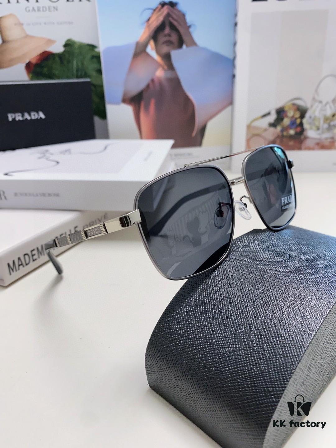 PRADA 2025 New Arrival High-Definition Polarized Sunglasses for Men, Driving-Specific UV Protection Eyewear