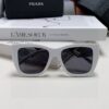 Prada 2025 European and American High-End Women's Square Frame Slimming Versatile Sunglasses, Influencer Streetwear Style from Europe