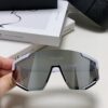 PRADA Unisex Oversized Lightweight UV-Protective Sunglasses with One-Piece Frame, Stylish Eyewear for Skiing, Cycling, and Outdoor Activities
