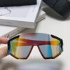 PRADA Unisex Oversized Lightweight UV-Protective Sunglasses with Integrated Frame for Skiing, Cycling, and Outdoor Use