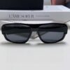 Prada 2024 Men's Square Frame Minimalist Lightweight Sports Sunglasses, European Influencer Style