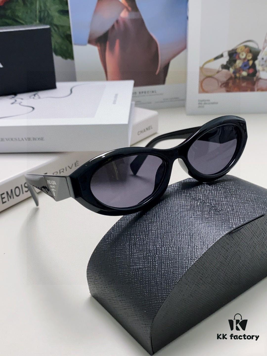 Prada Sunglasses, Fashionable Unisex Eyewear Worn by Star Tan Jianci, 4 Color Options