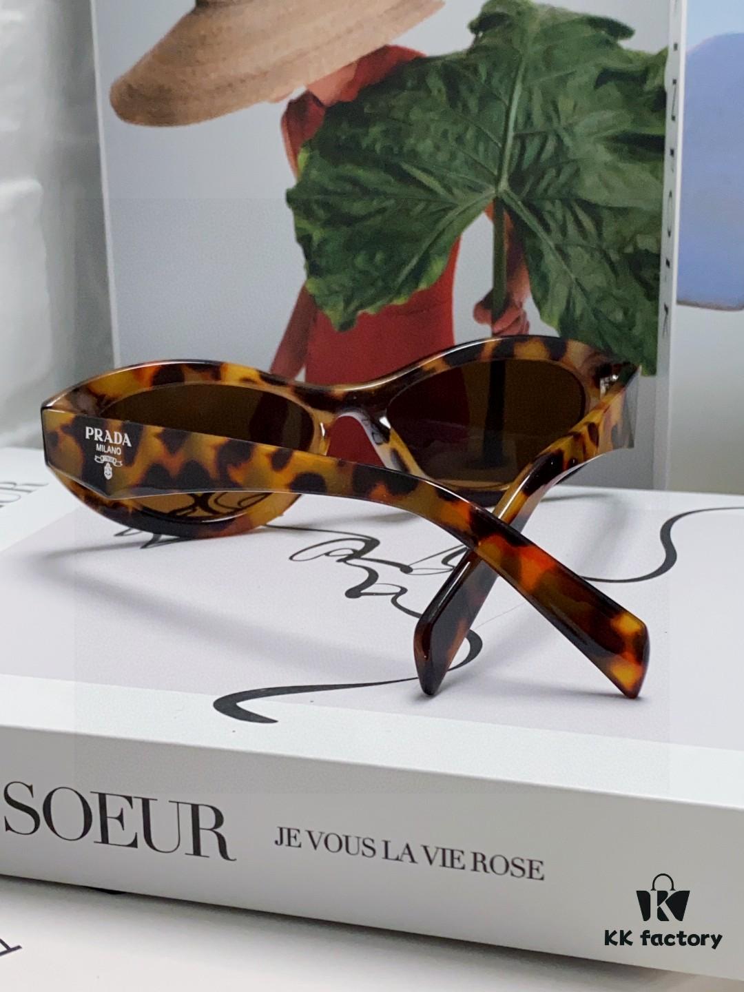 Prada Sunglasses, Fashionable Unisex Eyewear, Same Style as Celebrity Tan Jianci, 4 Colors Available