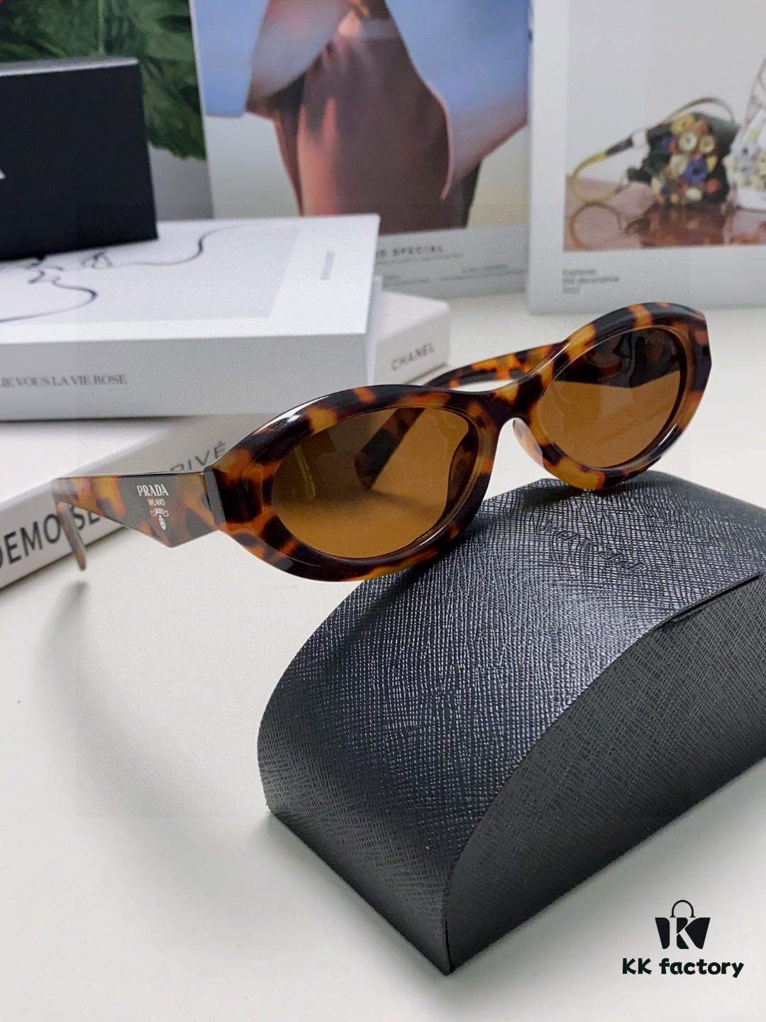 Prada Sunglasses, Fashionable Unisex Eyewear, Same Style as Celebrity Tan Jianci, 4 Colors Available