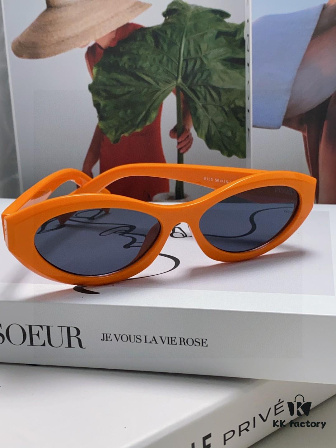 Prada Sunglasses, Fashionable Unisex Eyewear Worn by Celebrity Tan Jianci, 4 Color Options Available