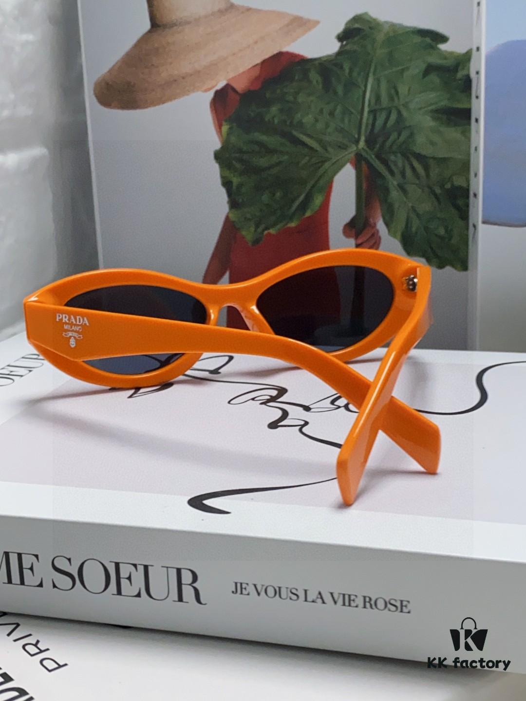 Prada Sunglasses, Fashionable Unisex Eyewear Worn by Celebrity Tan Jianci, 4 Color Options Available