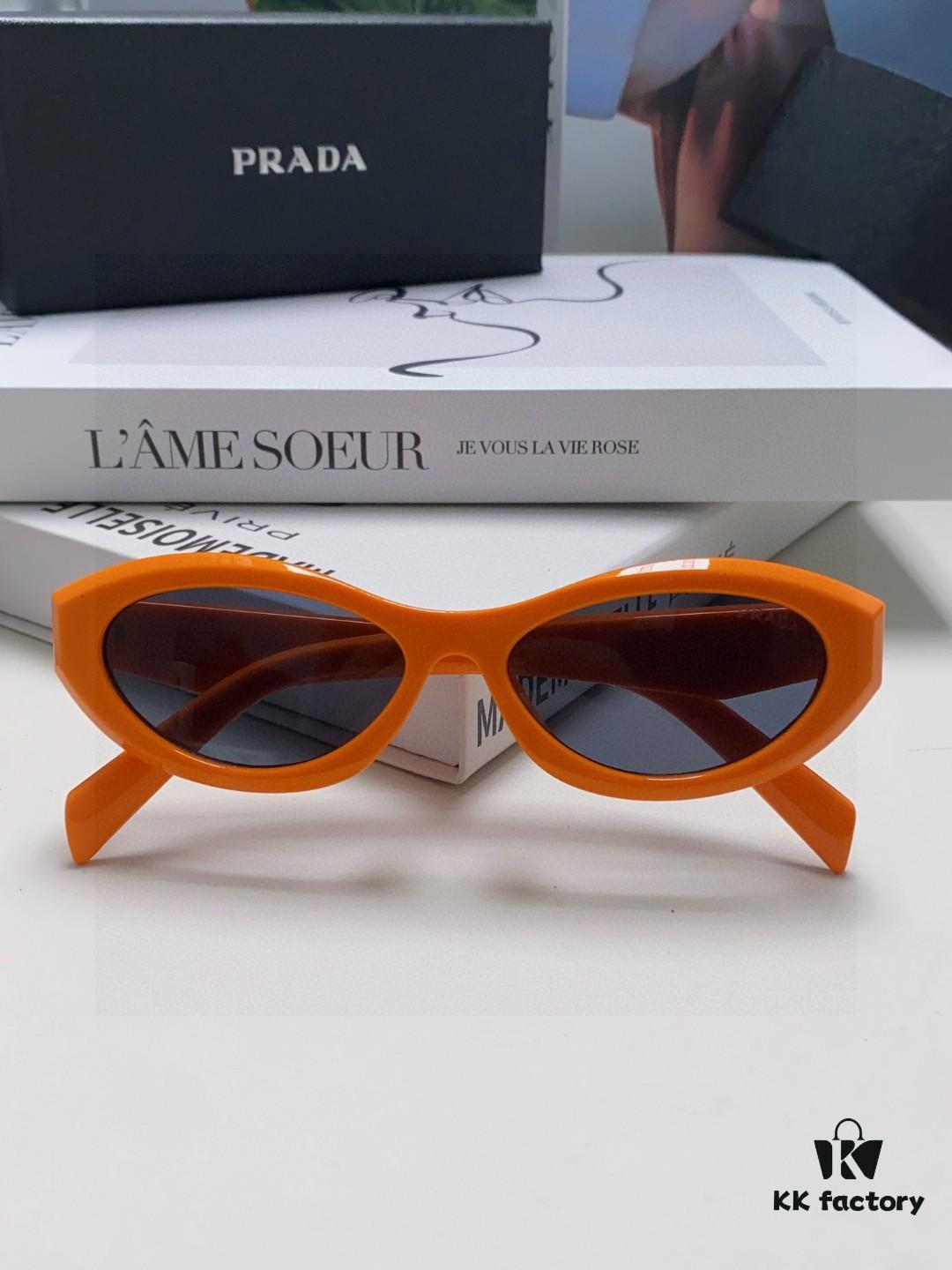 Prada Sunglasses, Fashionable Unisex Eyewear Worn by Celebrity Tan Jianci, 4 Color Options Available