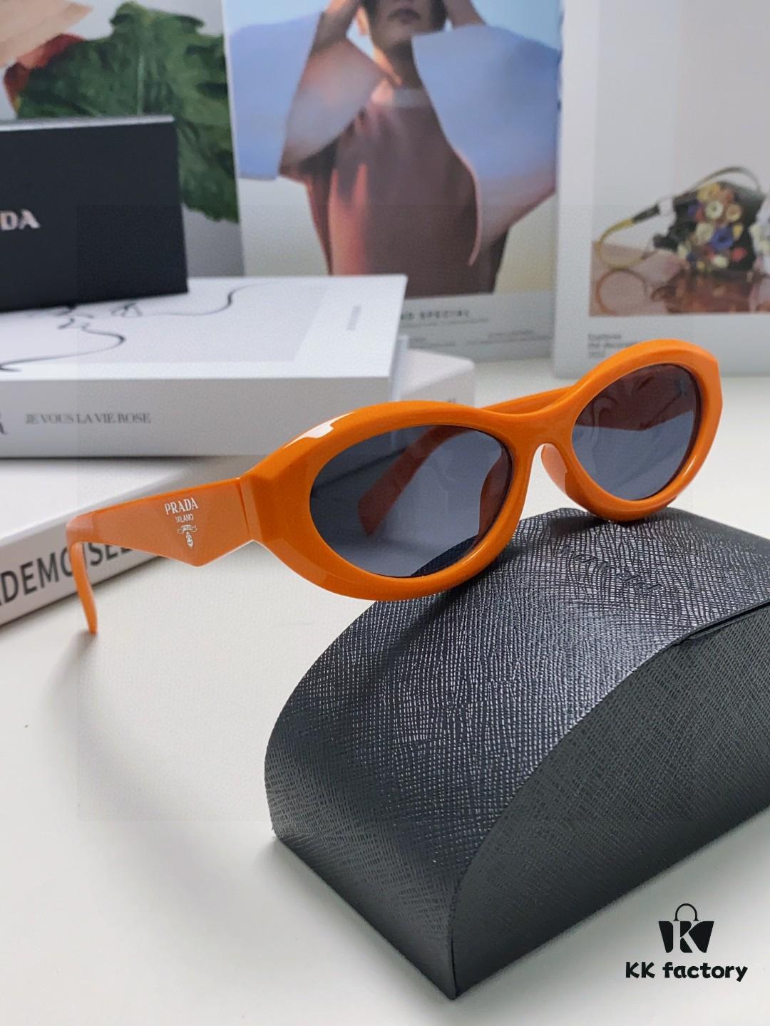 Prada Sunglasses, Fashionable Unisex Eyewear Worn by Celebrity Tan Jianci, 4 Color Options Available