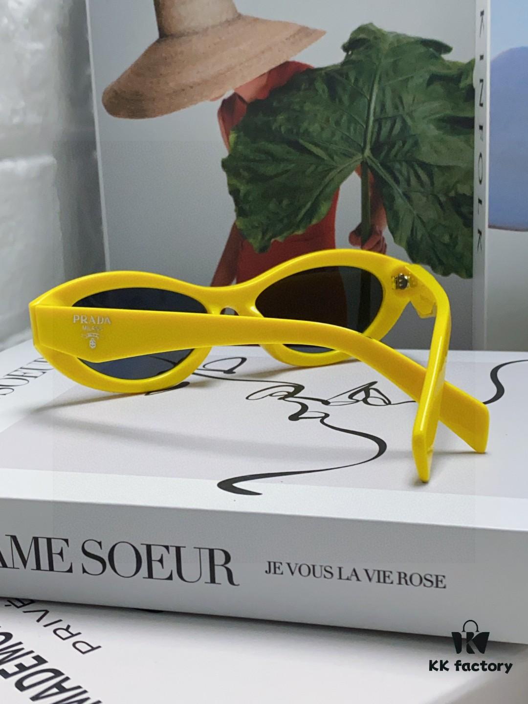 Prada Sunglasses, Fashionable Unisex Eyewear Worn by Star Tan Jianci, 4 Colors Available