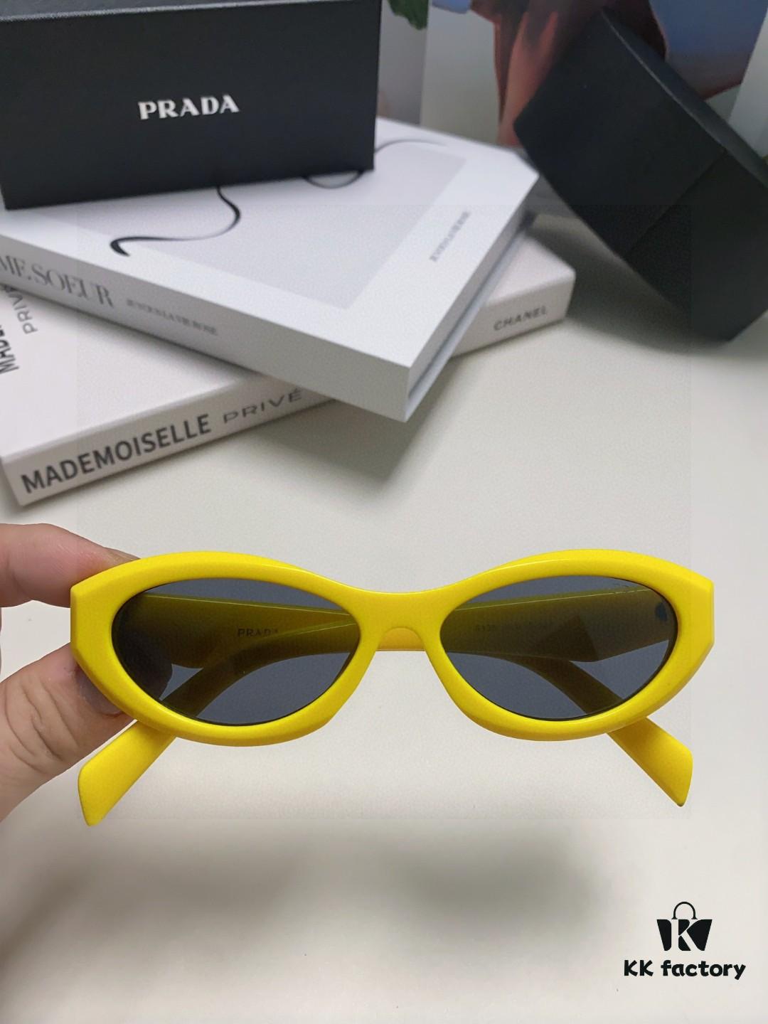 Prada Sunglasses, Fashionable Unisex Eyewear Worn by Star Tan Jianci, 4 Colors Available