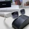 PRADA 2024 New Arrival European and American Style Sunglasses for Women, Summer Small Face Flattering, Stylish Korean-Inspired Unisex Sunglasses for Beach Vacation and Sun Protection