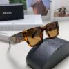 PRADA 2024 New Arrival European and American Style Sunglasses for Women, Summer Small Face Flattering, Stylish Korean-Inspired Unisex Sunglasses for Beach Vacation and Sun Protection