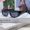 PRADA 2024 New Arrival Retro Rectangular One-Piece Sunglasses, Stylish Unisex UV-Protective Industrial Design Shades