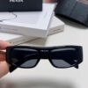 PRADA 2024 New Arrival Retro Rectangular One-Piece Sunglasses, Stylish Unisex UV-Protective Industrial Design Shades