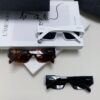 PRADA 2024 New Arrival Retro Rectangular One-Piece Sunglasses, Stylish Unisex UV-Protective Industrial Design Shades